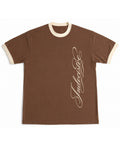 Mousse & Cream Ringer tee Front Design